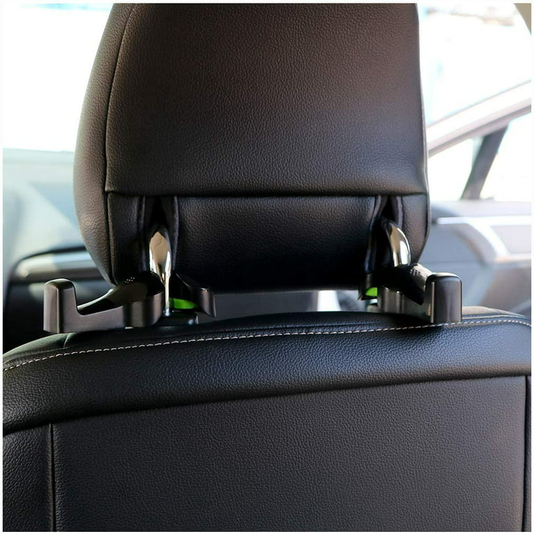 FrontTech 2Pcs Car Back Seat Hook, Universal Auto Vehicle Back Seat  Headrest Hanger Holder Hook for Bag Purse Cloth Grocery, car hanger 