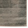 thumbnail image 3 of Linon Vintage Luster Power Loomed Microfiber Polyester 5'x7'6" Rug in Gray, 3 of 6