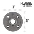 thumbnail image 3 of STZ Industries Pipe Decor Iron Flange 1/2 in., 3 of 5