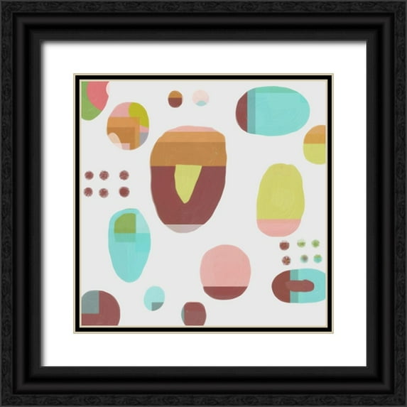 Auda, Christine 20x20 Black Ornate Wood Framed with Double Matting Museum Art Print Titled - Reorganizing