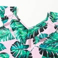 thumbnail image 4 of LYMAYTER Little Girls One Piece Bathing Suit Toddler Halter Bikin Swimsuits Summer Kids Beach Printed Swimwear for 4-11 Years, 4 of 9