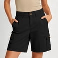 thumbnail image 2 of Taqqpue Women's 7" Hiking Cargo Shorts with Pockets Quick Dry Lightweight Shorts for Women Casual Summer Shorts, 2 of 10