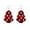 Red, variant on Glow Lights Christmas Tree Dangle Drop Earrings for Women Light Up Snowflake Hook Earrings Hoops Studs Statement Xmas Holiday Cute Christmas Jewelry Gifts
