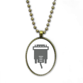 thumbnail image 1 of Black Plug Cable Charging Cable Pattern Necklace Vintage Chain Bead Pendant Jewelry Collection, 1 of 3
