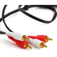 thumbnail image 2 of Noise Cancellation Gold-Plated RCA 2 Male to Male Audio Video Cable (12FT), 2 of 2