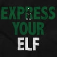 thumbnail image 2 of Christmas Express Your Elf Xmas Graphic T Shirt Men or Women Brisco Brands S, 2 of 6