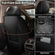 thumbnail image 5 of LAONNVIR Car Seat Covers Fit for Toyota Corolla 2000-2019 Front Set Leather Car Seat Covers, Waterproof and Scratch-Resistant Car Seat Protector(2 Front Set, Black), 5 of 5