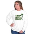 thumbnail image 3 of Betty Boop Irish St Patricks Day Women Crewneck Sweatshirt Brisco Brands X, 3 of 6