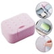 thumbnail image 3 of Caja de jabón portátil para viajes, contenedor para platos, soporte para barra de jabón para senderismo y baño Rosado, 3 of 6