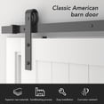 thumbnail image 4 of Barn Door Hardware Kit, Multifunctional Barn Door Pulley Set Reasonable  for Storage Closet, 4 of 8