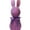 Purple, variant on 17.7" Purple Flocked Easter Bunny Figurine Statue - with Bow Spring Desk Decor, Perfect for Holiday Party Displays & Home Styling