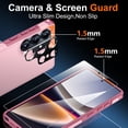 thumbnail image 3 of Funda de teléfono SPIDERCASE para Samsung Galaxy S25 Ultra de 6.9", rosa, 3 of 7