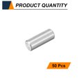 thumbnail image 3 of Uxcell 50pcs Pasadores Cilíndricos M4(4mm) x 10mm 304 Acero Inoxidable Soporte de Estante Elementos de Sujeción para Dispositivos Metálicos Muebles de Madera Instalación DIY, Plata, 3 of 7