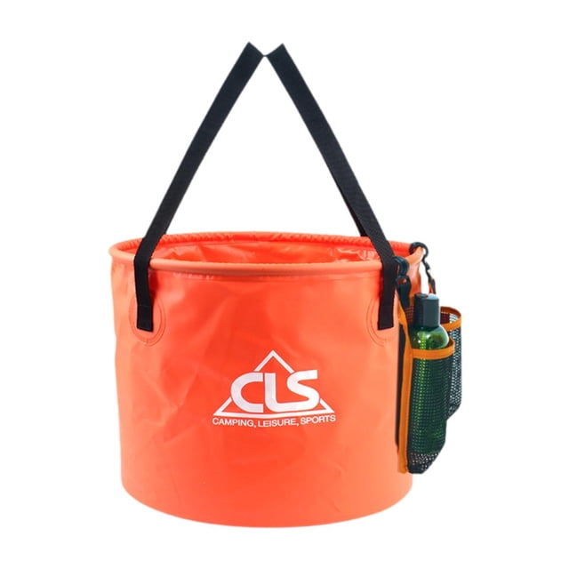 Cubo de agua plegable al aire libre Almacenamiento de agua portátil Almacenamiento de agua para acampar contenedor de almacenamiento de pesca para naranja