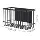 thumbnail image 3 of Magnetic Steel Storage Basket Organizer Rack for Refrigerator Laundry Room Kitchen Office 2-Pack, 3 of 6