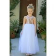 thumbnail image 7 of Ekidsbridal Crossed Straps A-Line Flower Girl Dress Junior Bridesmaid Evening Formal Gown Pageants 177 12, 7 of 7