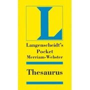 Langenscheidt English Language Reference S: Pocket Thesaurus (Paperback)