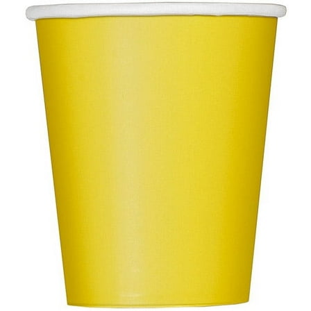 Yellow Paper 9oz Cups, 14ct