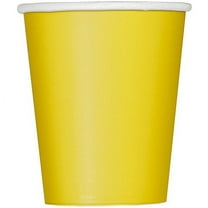 Yellow Paper 9oz Cups, 14ct