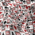 thumbnail image 5 of Ambesonne Casino Valance Pack of 2, Playing Cards, 54"X18", Scarlet Black, 5 of 5