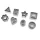 thumbnail image 3 of Ensemble d'emporte-pièces ronds, étoiles, fleurs, cœurs, carrés, rectangles, triangles, en acier inoxydable pour la pâtisserie, 3 of 4