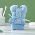 thumbnail image 7 of Clearance Wipes under $5 Bath Towel Baby Gift Bear Shape Packed Coral Velvet Gift Pineapple Plaid Towel Gift Bear Towel, 7 of 7
