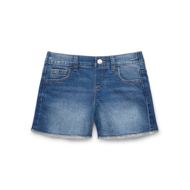 Wonder Nation Girls Denim Short, Sizes 4-18 & Plus