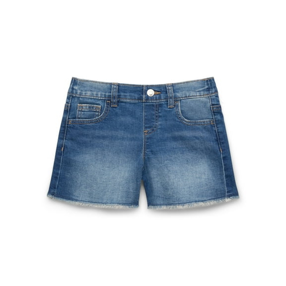 Wonder Nation Girls Denim Short, Sizes 4-18 & Plus