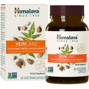 Himalaya VeinCare for Healthy Vein Walls and Rectal Comfort, Gluten Free, 300 mg, 60 Capsules