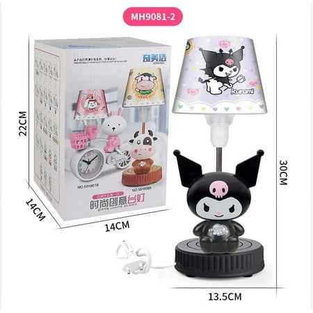 

Anime Sanrioed Hello Kitty Kawaii Bedside Lamp Kuromi Cinnamorol Cartoon Decorate Room Student Dormitory Night Light Girls Gift