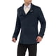 thumbnail image 4 of Abrigo de invierno para hombres Inspire Chic, abrigo de guisante de doble botonadura con cuello alto, talla XL, azul marino, 4 of 6