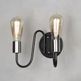thumbnail image 4 of 11739BKSN Maxim Lighting Haven-2 Light Wall Sconce in Classic style-9 Inches wide by 7 inches high-Black/Satin Nickel Finish, 4 of 5