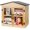 D, variant on Outdoor Library Outdoor Book Box Storage Wooden Cabinet Little Literature Box for Neighborhoods Community and Schools Sharing Books, Flyers, Newspapers, Food and Art