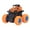 Orange, variant on YAHHU Inertial Off-Road Vehicle Toy, 360° Rotation 4 Wheel Drive Simulation Baby Car Model for Kids, Friction Powered Stunt Truck, Green (3.54 inches)