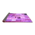 thumbnail image 2 of Ahgly Company Indoor Rectangle Patchwork Purple Transitional Area Rugs, 2' x 5', 2 of 4
