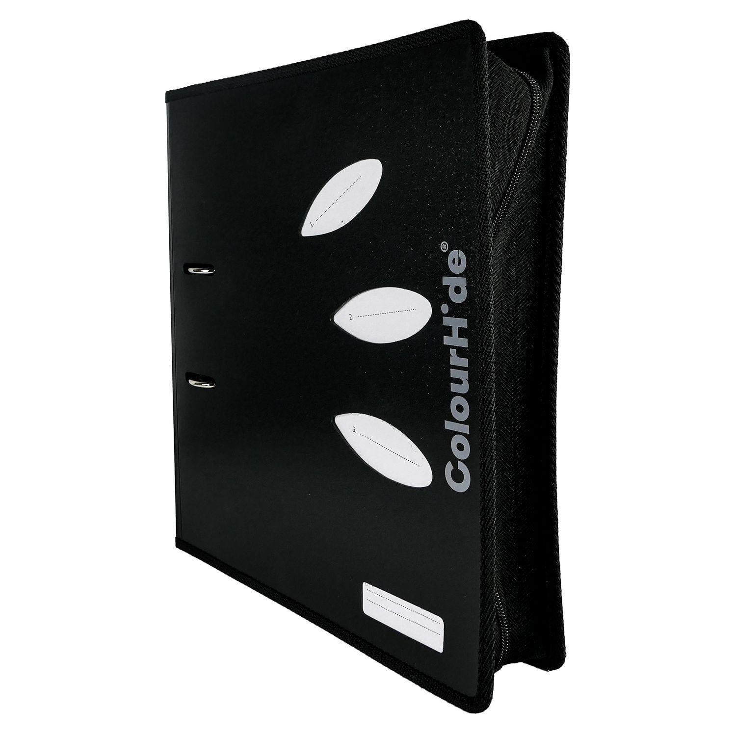 Hilroy 1" Black Zipper Binder, Zipper Binder