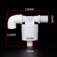 thumbnail image 7 of Water Water Liquid Levels Control Saving Water Resources Practical Automatic Float for Civil Construction Spare Pools , 3/4" Exterior /4inch Exterior Side, 7 of 7