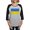 Heather/Black, variant on CafePress - Ukraine Flag Long Sleeve T Shirt - Womens Baseball Tee