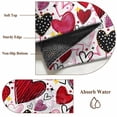 thumbnail image 6 of Round Rug 3.3Ft Washable Non-Slip, Romantic Love Circle Area Rugs for Living Room Bedroom, Valentine's Day Cartoon Stars Heart Pink Red Indoor Floor Mats Carpet Runner for Home Decor Aesthetic, 6 of 8