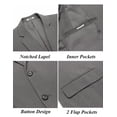 thumbnail image 5 of COOFANDY Mens Casual Blazer Slim Fit Formal Business Suit Jacket Two Button Lightweight, 5 of 5