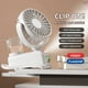 thumbnail image 5 of Fiudx Mini Ventilador Portátil con Rotación de 360 Grados, Silencioso para Uso En Casa o En La Oficina, Recargable con Potente Viento, Ideal para Actividades Al Aire Libre En Verano, Ligero y Fácil d, 5 of 6