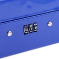thumbnail image 3 of KLKCMS Mini Portable Steel Locking Box Security Storage Check (Blue), 3 of 6