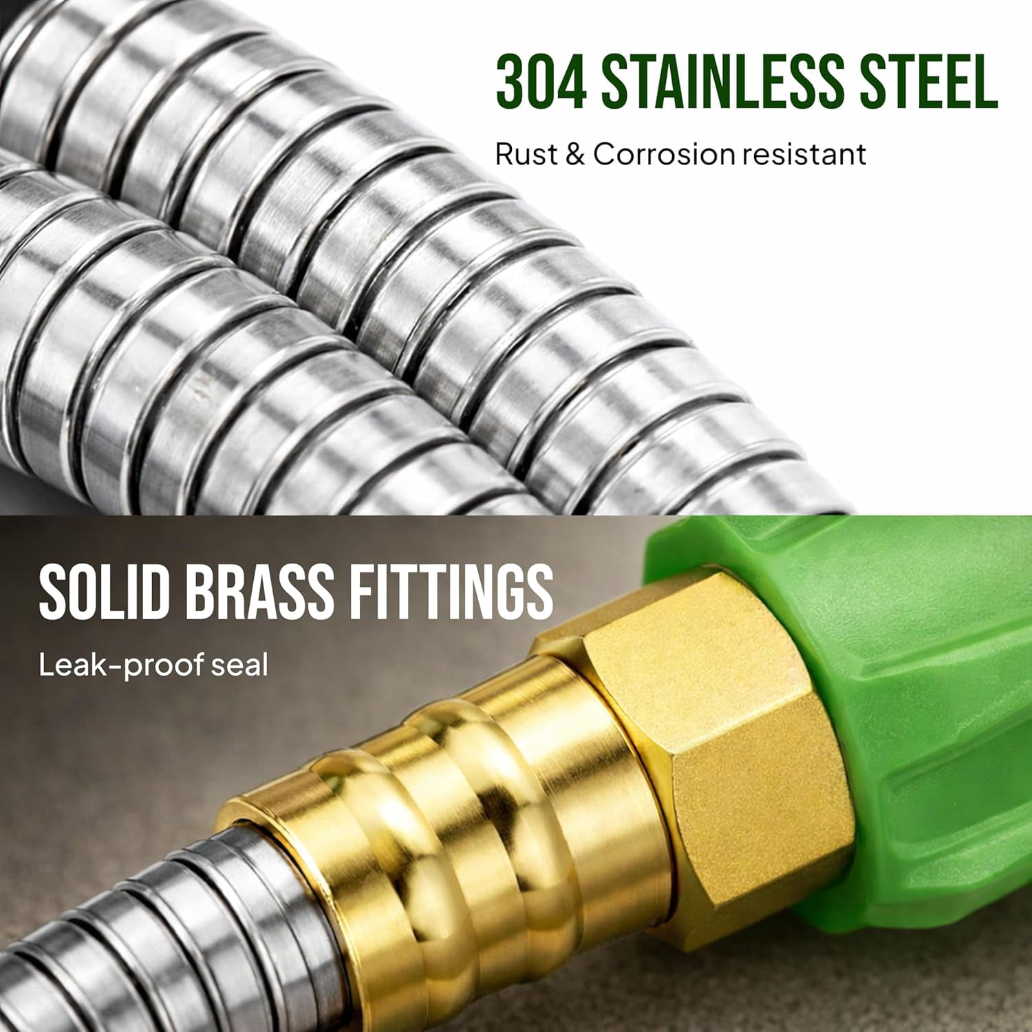 MKEUDQ-Flexible Garden Hose - Lightweight, Kink-Free Water Hose