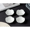 thumbnail image 3 of Fymlhomi Pink Cherry Blossom Porcelain Sauce Dish, Seasoning Dish, Sushi Soy Dipping Bowl, Dessert Bowl, Appetizer Plates, Serving Dish for Kitchen Home (Set of 4, White), 3 of 5