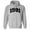 Grey, variant on 1981 College Style Hoodie Sweatshirt Unisex Large White