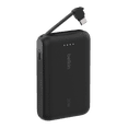 thumbnail image 2 of Belkin BoostCharge Power Bank 10K with Integrated Cable, Black, 2 of 5
