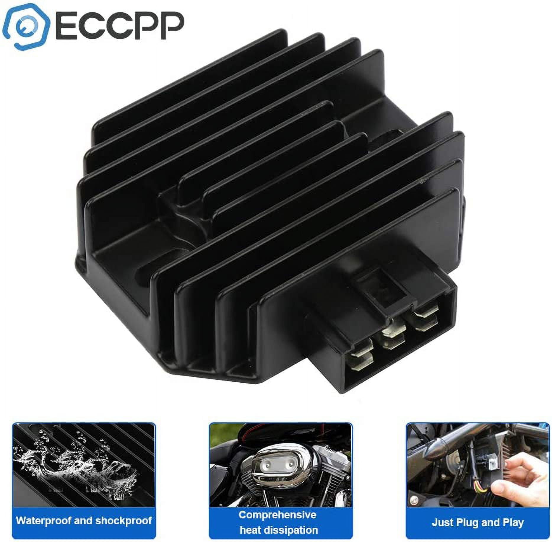 ECCPP Voltage Regulator Rectifier Fit for 96-97 Kawasaki ECCPP Voltage Regulator Rectifier Fit for 96-97 Kawasaki