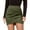 Green, variant on Womens Skirt Suede Solid Half Skirt Fall Winter Pleated Irregular Zipper Short Skirt Border Women's Skirt,Beige