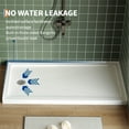 thumbnail image 3 of Shower Base Pan 60x32 Inch - Non-Slip Left Drain, White for Bathroom, 3 of 8