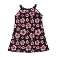 thumbnail image 1 of Robe d'Été Sans Manches pour Fillette, Robe Débardeur, Robe Trapèze à Volants, Robe Évasée à Fleurs pour Filles, Robe Chic, 1 of 4